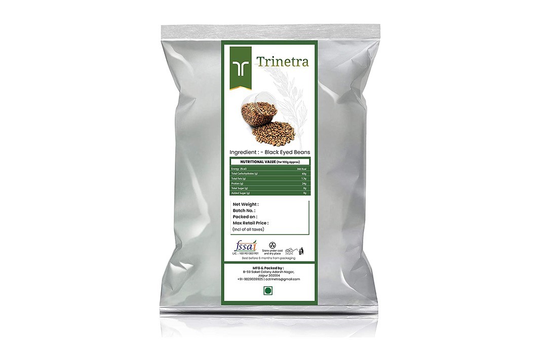 Trinetra Black Eyed Beans    Pack  2 kilogram
